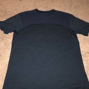 DEEP BLUISH GREEN AND DEEP BLUE LULULEMON SHIRT